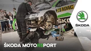 ŠKODA Motorsport | Rallye Deutschland 2017: Service