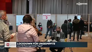 Lockdown für Ungeimpfte war laut Verfassungsrichter "legal"