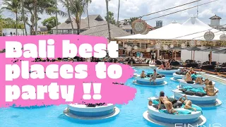 BALI BEST PLACES TO PARTY (2022) | TOP 10 CLUBS IN BALI