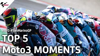 Top 5 Moto3 Moments of the #SanMarinoGP