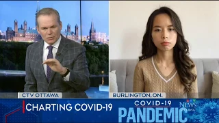 2020-04-27 Dr. Jennifer Kwan - Encouraging signs in latest COVID-19 numbers @ CTV News Ottawa