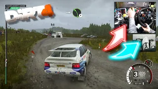 Ford Escort RS Cosworth Rain Wales  / Logitech G29 DiRT 4