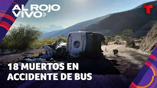 Accidente de autobús deja al menos 18 muertos en México