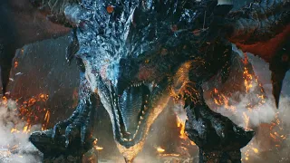 Monster Hunter / Artemis and Hunters vs Rathalos Fight Scene