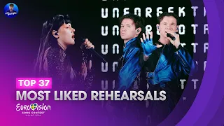 Eurovision 2024: Top 37 MOST LIKED REHEARSALS