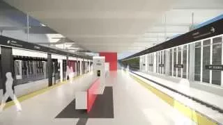 Crosstown LRT Walk-through Mount Dennis