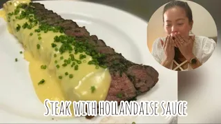 Steak in Hollandaise Sauce #shorts #steak #hollandaisesauce