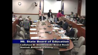 Michigan State Board of Education Meeting for April 8, 2014 - Morning Session