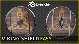 Make This Viking Shield | EASY Blender Tutorial