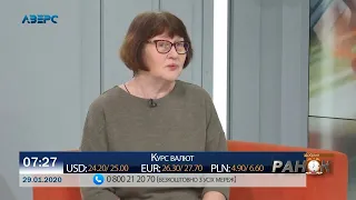 Добрий ранок 29 01 2020 ч.1. Гість студії - Валентина Набока