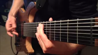 Meshuggah - Demiurge Guitar Cover (1080p Head Stock Cam)