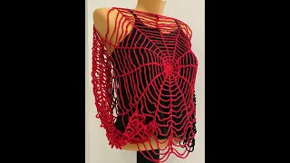 Кофта СЕТКА  - Паутинка - вязание КРЮчКОМ , crochet for women ( В №  №388)