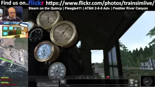 Let's Play Train Simulator - Feather River Canyon, AT&N 2-8-0 Consolidation