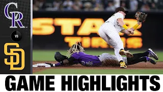 Rockies vs. Padres Game Highlights (7/10/21) | MLB Highlights