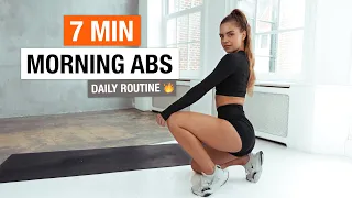 7 MINUTE AB MORNING ROUTINE You Can Do Every Day