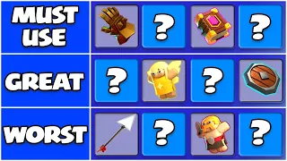 Hero Equipment Ranked BEST to WORST for Casual Players! (Clash of Clans)