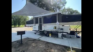 Before and Afters of Pop Up Camper Remodel