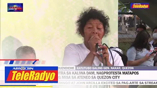 Mga katutubo na kontra sa Kaliwa Dam, nagprotesta matapos magdaos ng misa sa Ateneo sa QC | KABAYAN