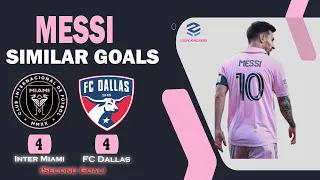 Messi Scoring Second Goal Vs Fc Dallas ǀ Inter Miami vs Fc Dallas ǀ Messi Scored Similar Goal  |2023