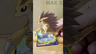 Mega Sandslash X/Y Pokémon Evolution TCG | AR Card by Max S #Shorts