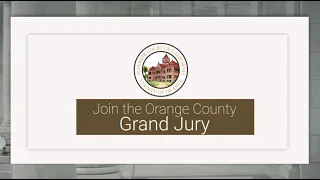 Come and Join the Orange County Grand Jury