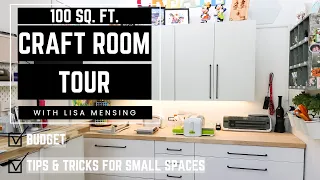 CRAFT ROOM TOUR 2023 | TIPS ON MAXIMIZING SPACE