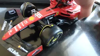 Ferrari SF23 in 1/18 scale review with F1-75 comparison of '22