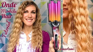 PRIMO UTILIZZO PIASTRA BELLISSIMA BEACH WAVES MULTI - STAR EDITION IMETEC Tutorial Onde Morbide