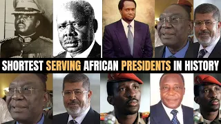 Photos Of The Shortest Serving African Presidents In history || Part 1