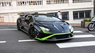 Supercars in Monaco 2022 - VOL. 2 (Huracan STO, SF90 Stradale, Mansory Urus, Leclerc's 488 Pista)