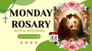 TODAY HOLY ROSARY: JOYFUL MYSTERIES, ROSARY MONDAY🌹JANUARY 22, 2024 🌹 NEW YEAR PRAYER 2024