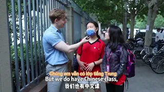 #1 [Vietsub] Phỏng vấn Tiếng Anh đường phố của học sinh, sinh viên các trường top đầu Trung Quốc.
