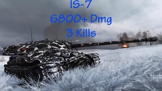 IS-7 - 6800+ Dmg - 3 Kills // Xerogaviazzus