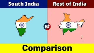 South india vs Rest of India | Rest of India vs South India | India | Comparison | Data Duck