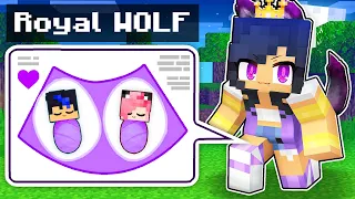 Aphmau ROYAL WOLF is PREGNANT with TWINS in Minecraft! - Parody Story(Ein,Aaron and KC GIRL)