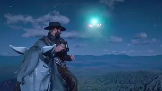 Another UFO in Red Dead Redemption 2 second UFO sighting