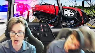 BeamNG but your dad teaches you to drive