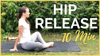 10 min Yoga to Release your HIPS - Let Go of Pain and Tension