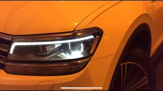 VW Tiguan 2020, Адаптивный свет.