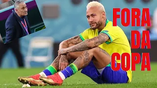 Sem repertório, Tite fracassa. Neymar joga mal, mas faz um golaço. Não bastou: 5ª queda para europeu