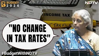 Budget 2024 Income Tax Slab | No Change In Taxes, Says Nirmala Sitharaman In Interim Budget Speech