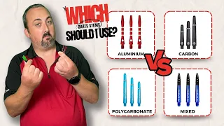 WHICH DARTS STEMS SHOULD I USE? | ALUMINIUM, CARBON, POLYCARBONATE OR MIXED