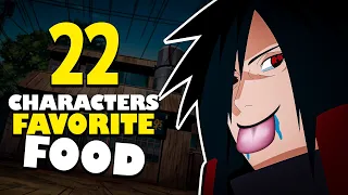 22 Characters Favorite Food in Naruto Shippuden!