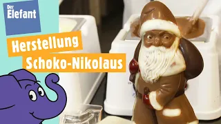 Wie wird ein Schokoladen-Nikolaus hergestellt? 🎅🍫| Der Elefant | WDR