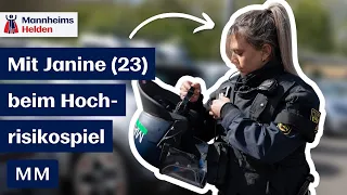 Einsatz im Fußball: Mit der Polizei bei einem Hochrisikospiel des SV Waldhof Mannheim