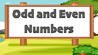 Odd and Even Numbers for kids