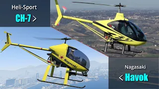 GTA V Vehicles VS Real Vehicles#10 | All Helicopters