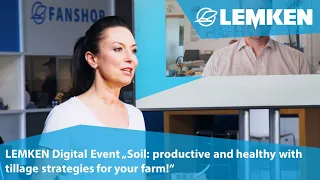 LEMKEN Digital Event „Soil: productive and healthy with tillage strategies for your farm!“