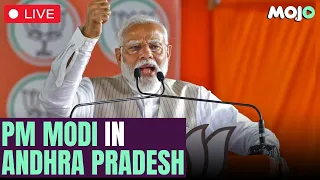 LIVE | Narendra Modi addresses public meeting in Rajahmundry, Andhra Pradesh.