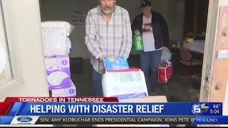Helping with disaster relief